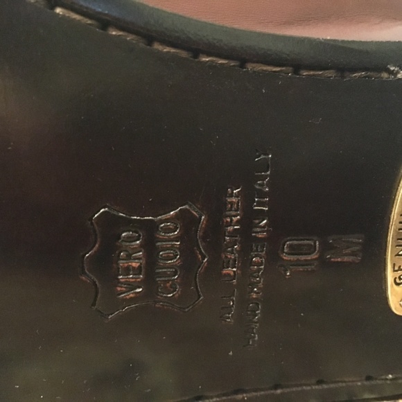 Like New mens real leather crocodile shoes leather Italy 10 M - Picture 7 of 9